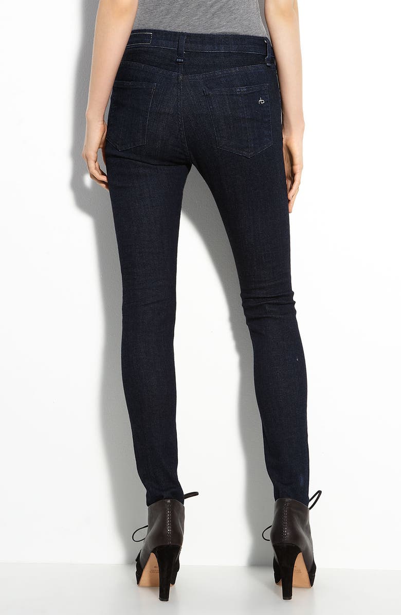 rag & bone/JEAN High Rise Skinny Jeans, Alternate, color, 