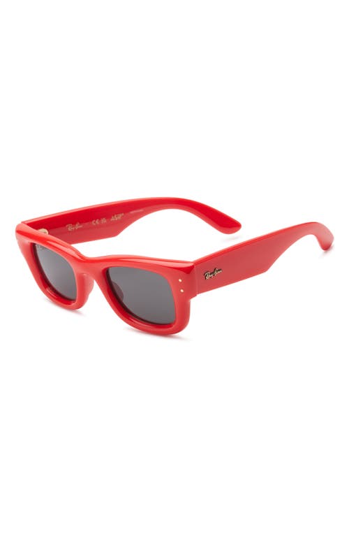 Ray Ban Ray-ban 47mm Small Square Sunglasses In Red