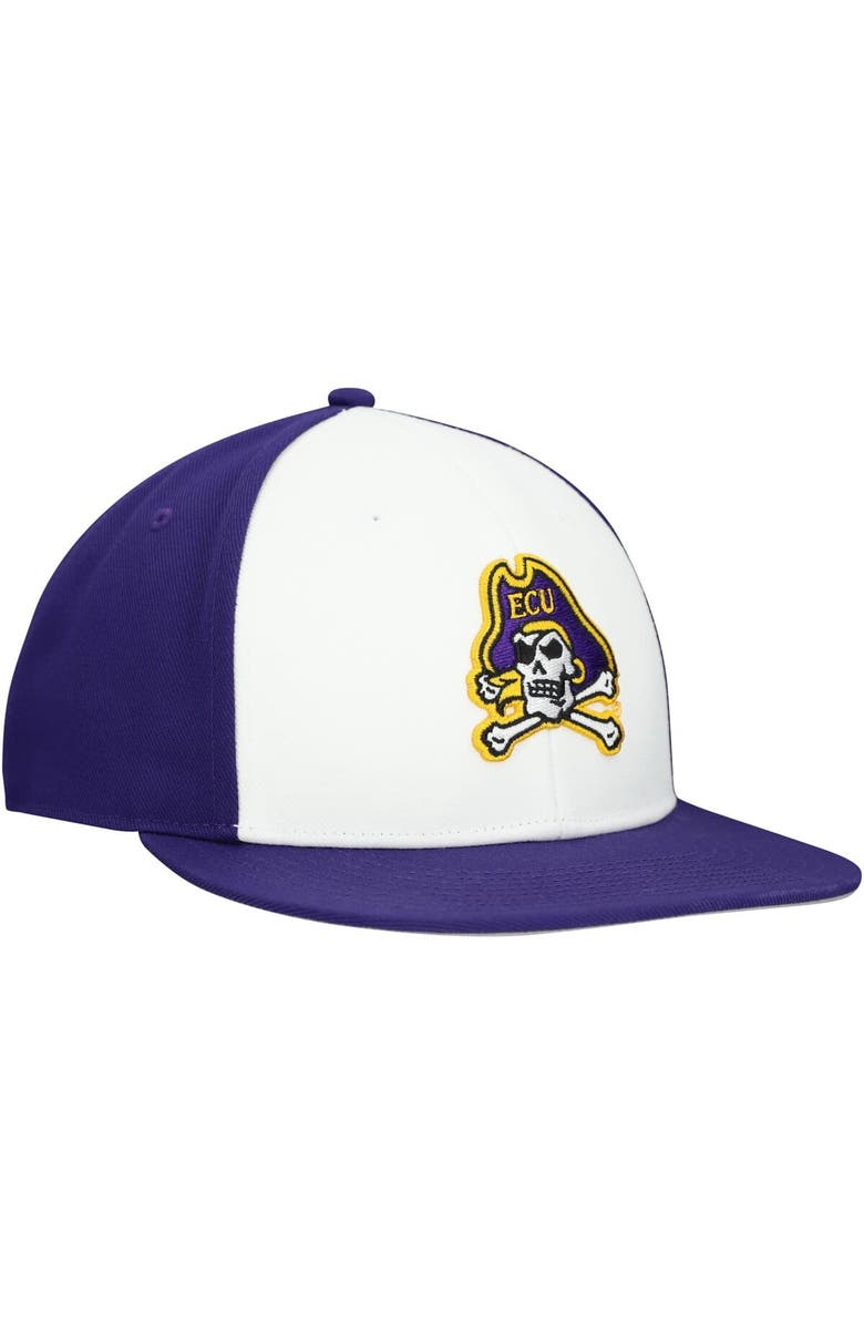 adidas Men's adidas White/Purple ECU Pirates On Field Fitted Hat, Alternate, color, White