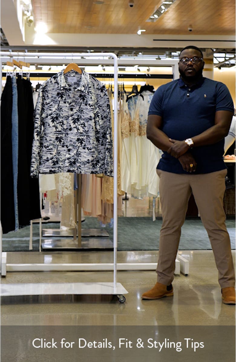 Iggy Beach Scene Cotton Blend Jacquard Jacket, sales video thumbnail