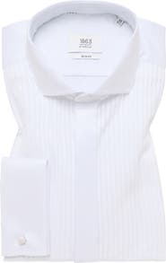 1863 by Eterna Luxury Pleat Front Non-Iron Dress Shirt