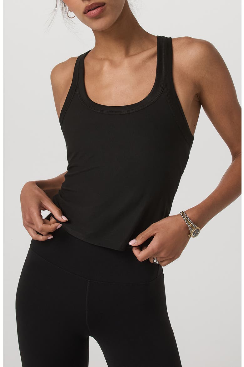 Energy Racerback Tank, Main, color, BLACK