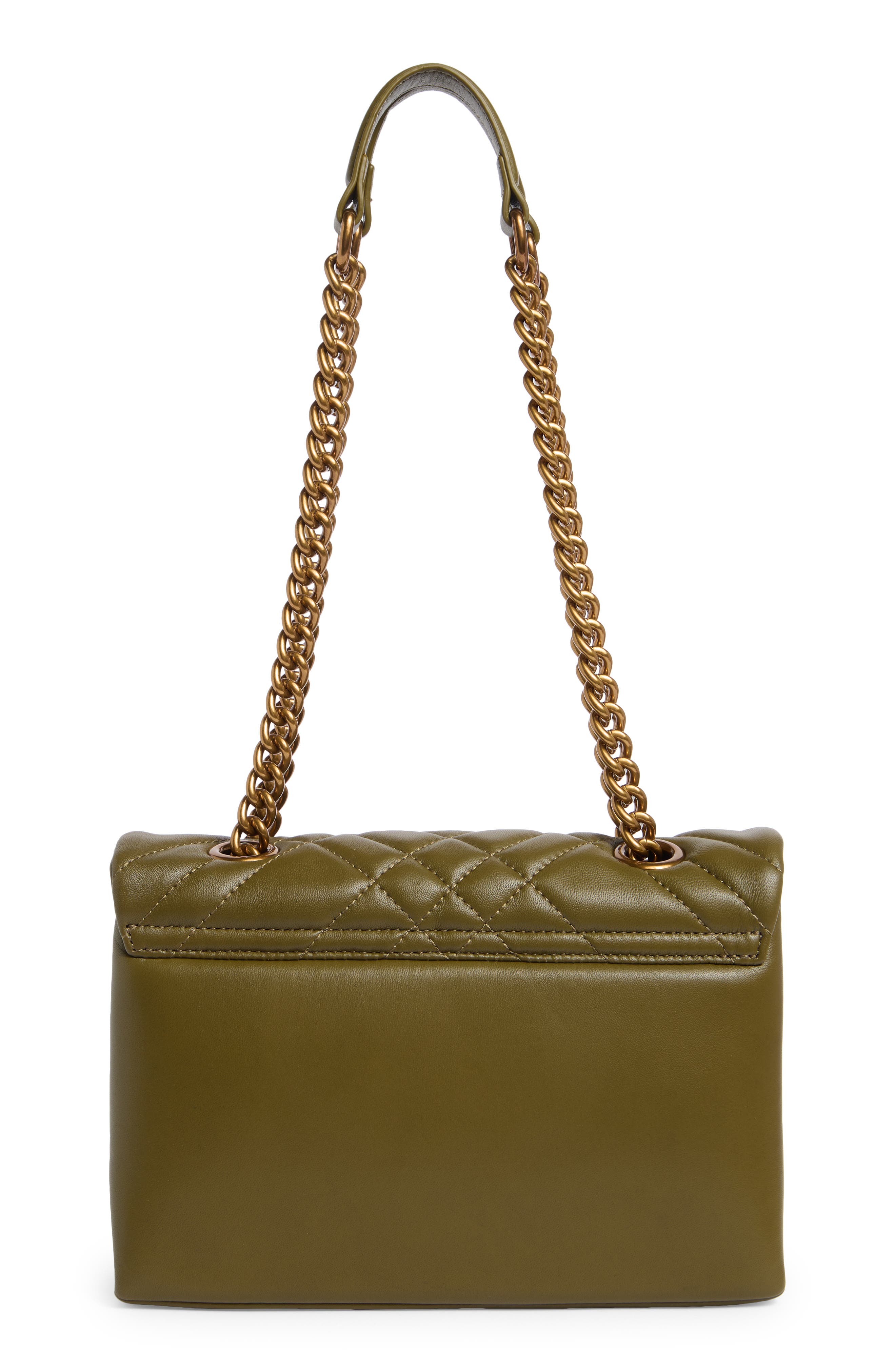 Kurt Geiger London Brixton Quilted Leather Shoulder Bag, Alternate, color, 