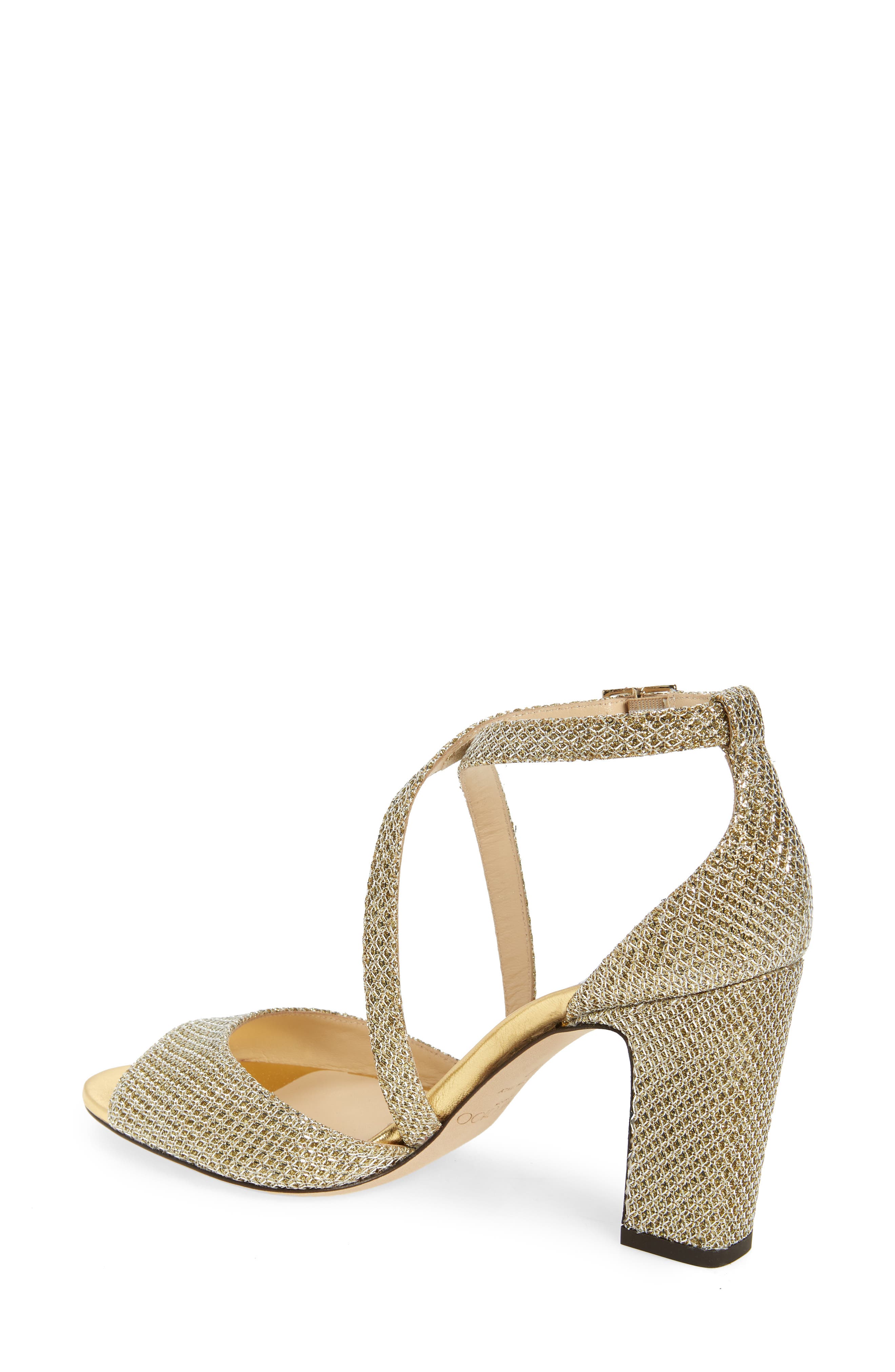 Carrie Shimmer Sandal (Nordstrom Exclusive), Alternate, color, CHAMPAGNE