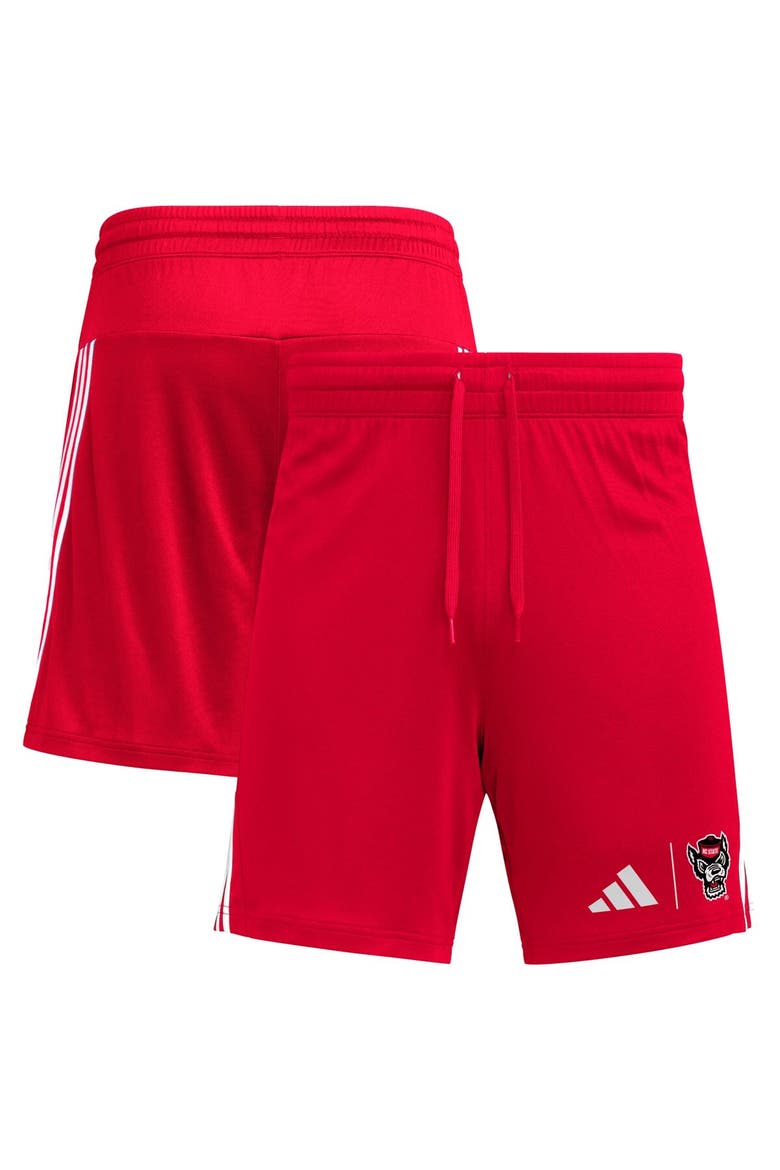 Men's adidas Red NC State Wolfpack AEROREADY 7" Shorts, Alternate, color, Red