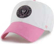 '47 Men's '47 White Inter Miami CF Two-Tone Clean Up Adjustable Hat