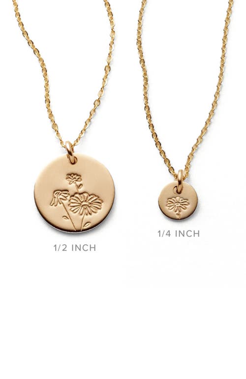 Made By Mary April Birth Flower Necklace