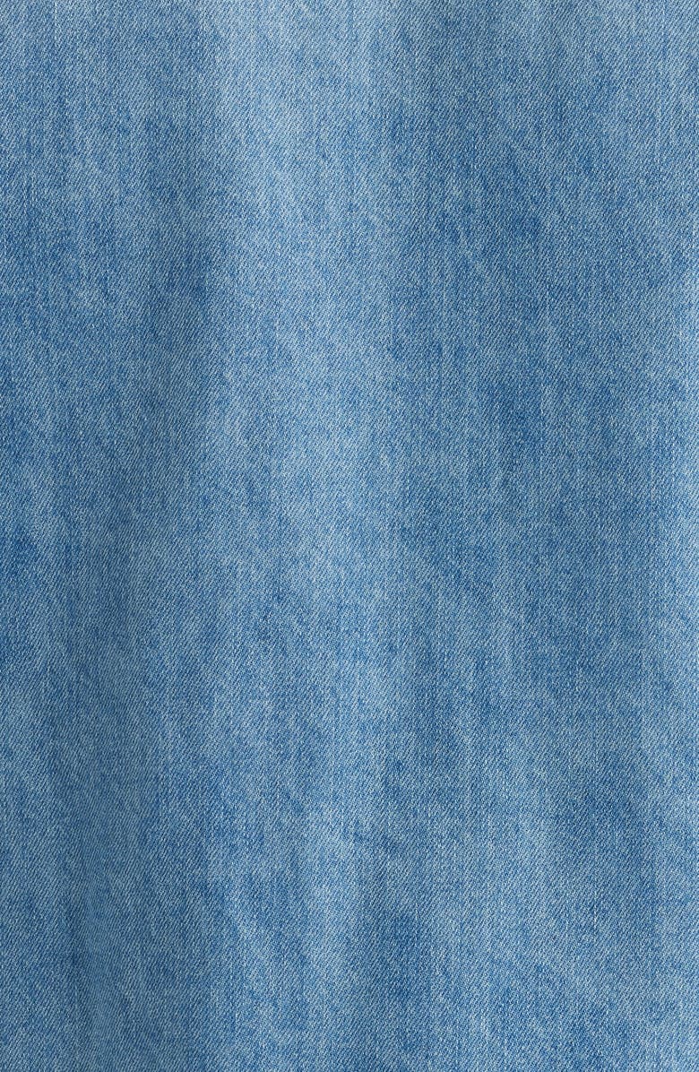 925 Originals Bleachers Varsity Jacket, Alternate, color, Washed Denim/ Cream