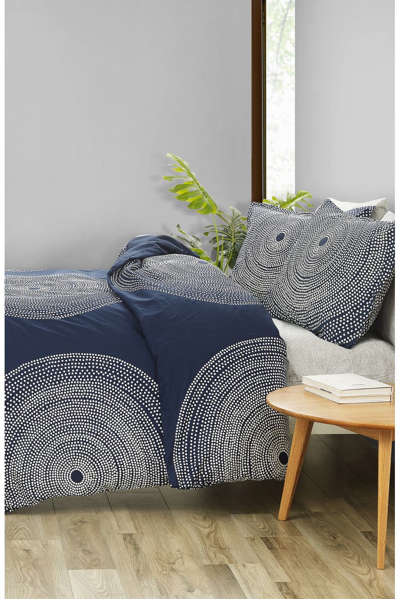 Fokus Comforter & Sham Set, Alternate, color, DARK BLUE