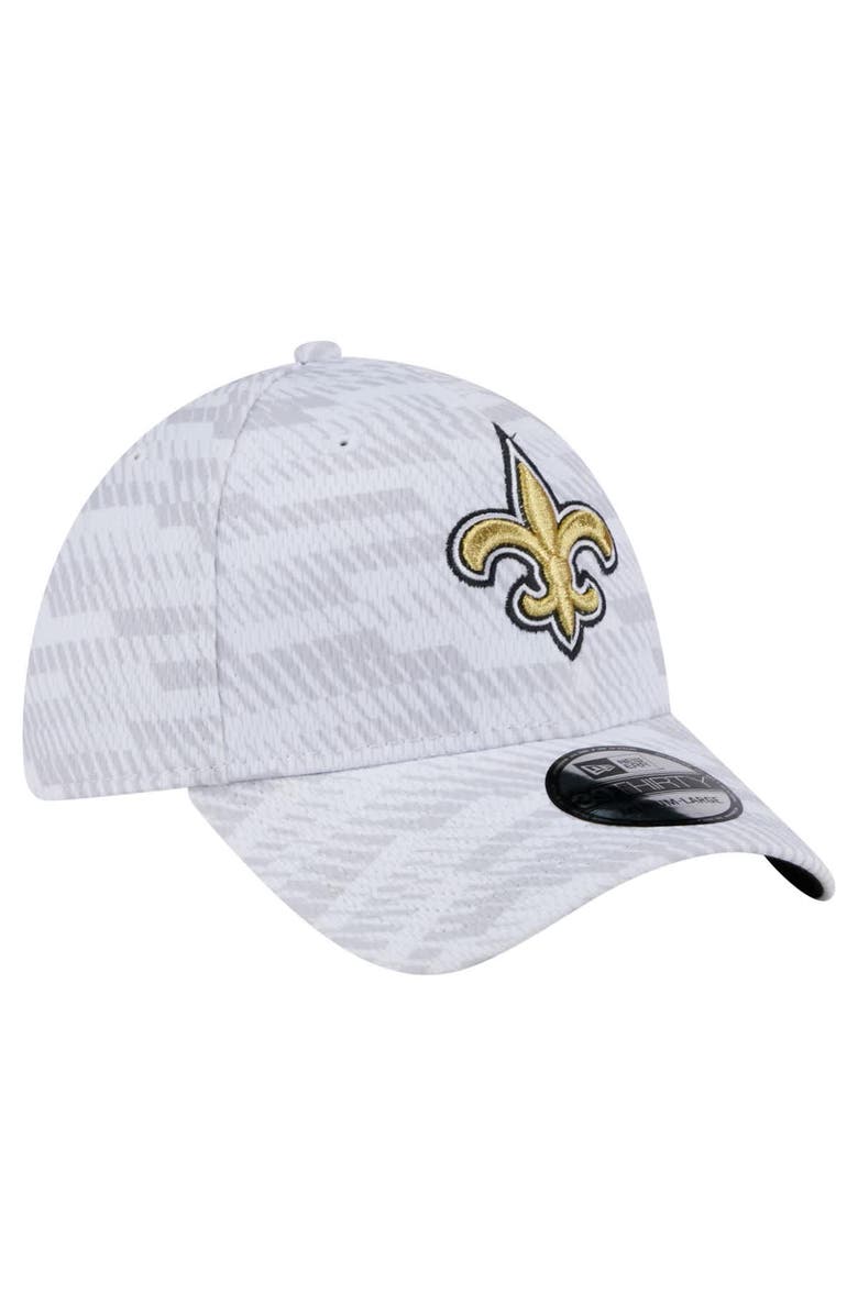 New Era Men's New Era  White New Orleans Saints Gameday Graded 39THIRTY Flex Hat, Alternate, color, 