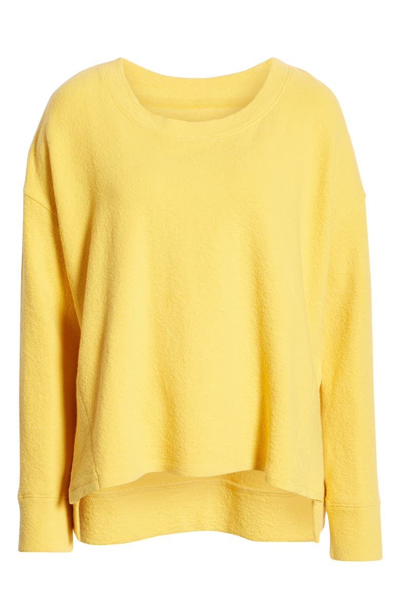 Caslon<sup>®</sup> Side Slit Relaxed Sweatshirt, Alternate, color, 