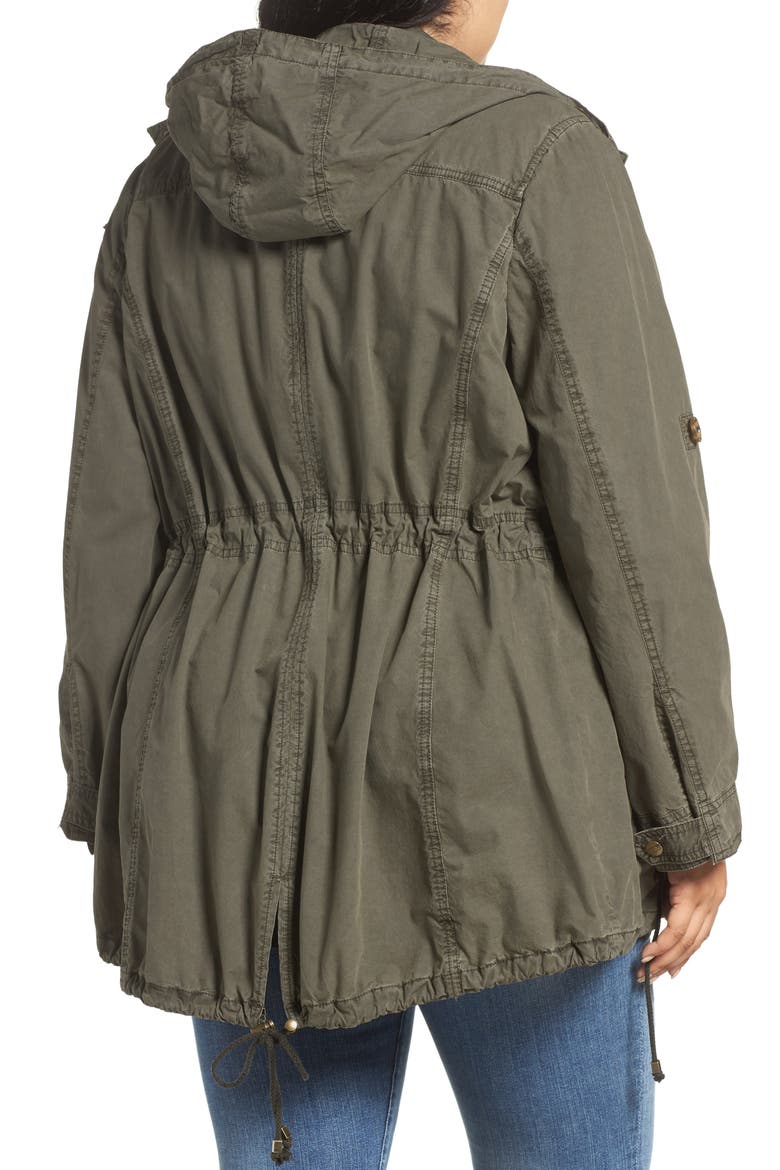 Levi's® Roll-Sleeve Anorak, Alternate, color, ARMY GREEN