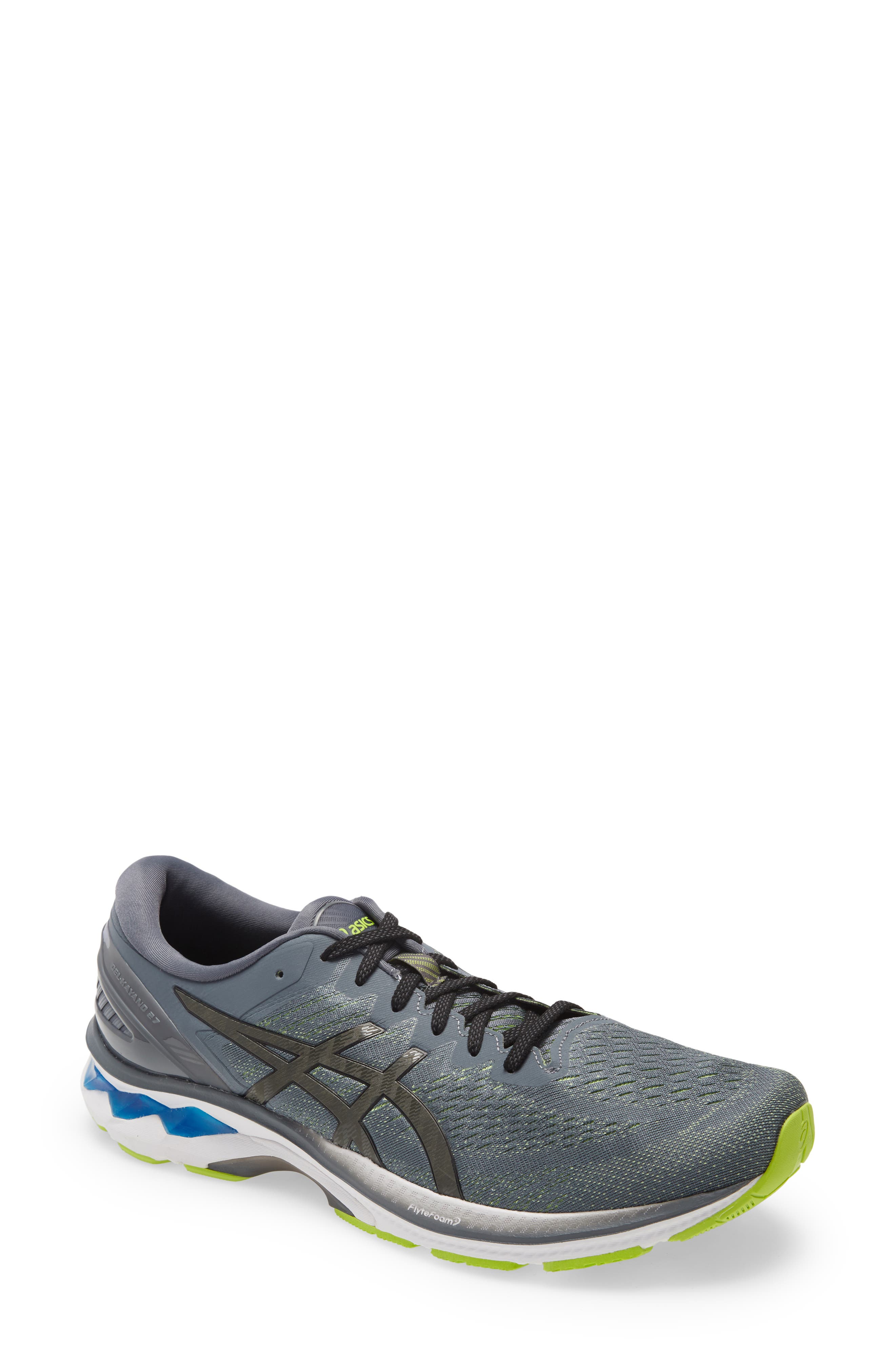 GEL-Kayano® 27 Running Shoe, Main, color, GREY/GREY
