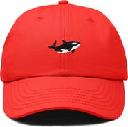 Dalix Killer Whale Embroidered Dad Hat