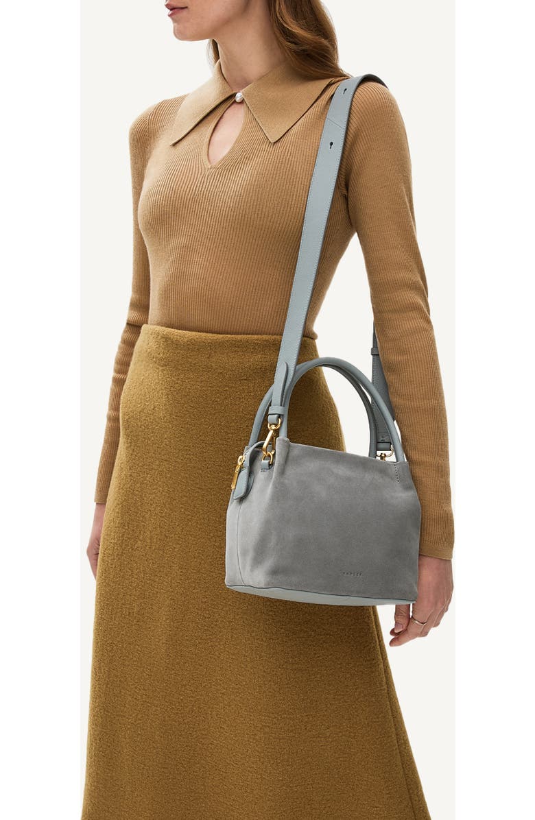 Radley Ivydale Road - Suede Small Ziptop Crossbody Bag, Alternate, color,