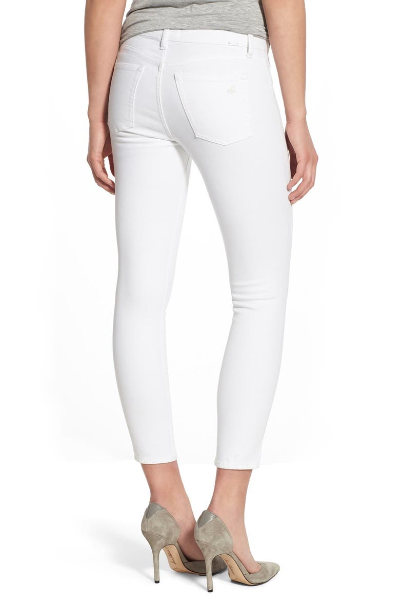 'Florence' Instasculpt Crop Skinny Jeans, Alternate, color, PORCELAIN