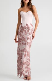 HELSI Julia Embellished Strapless Gown