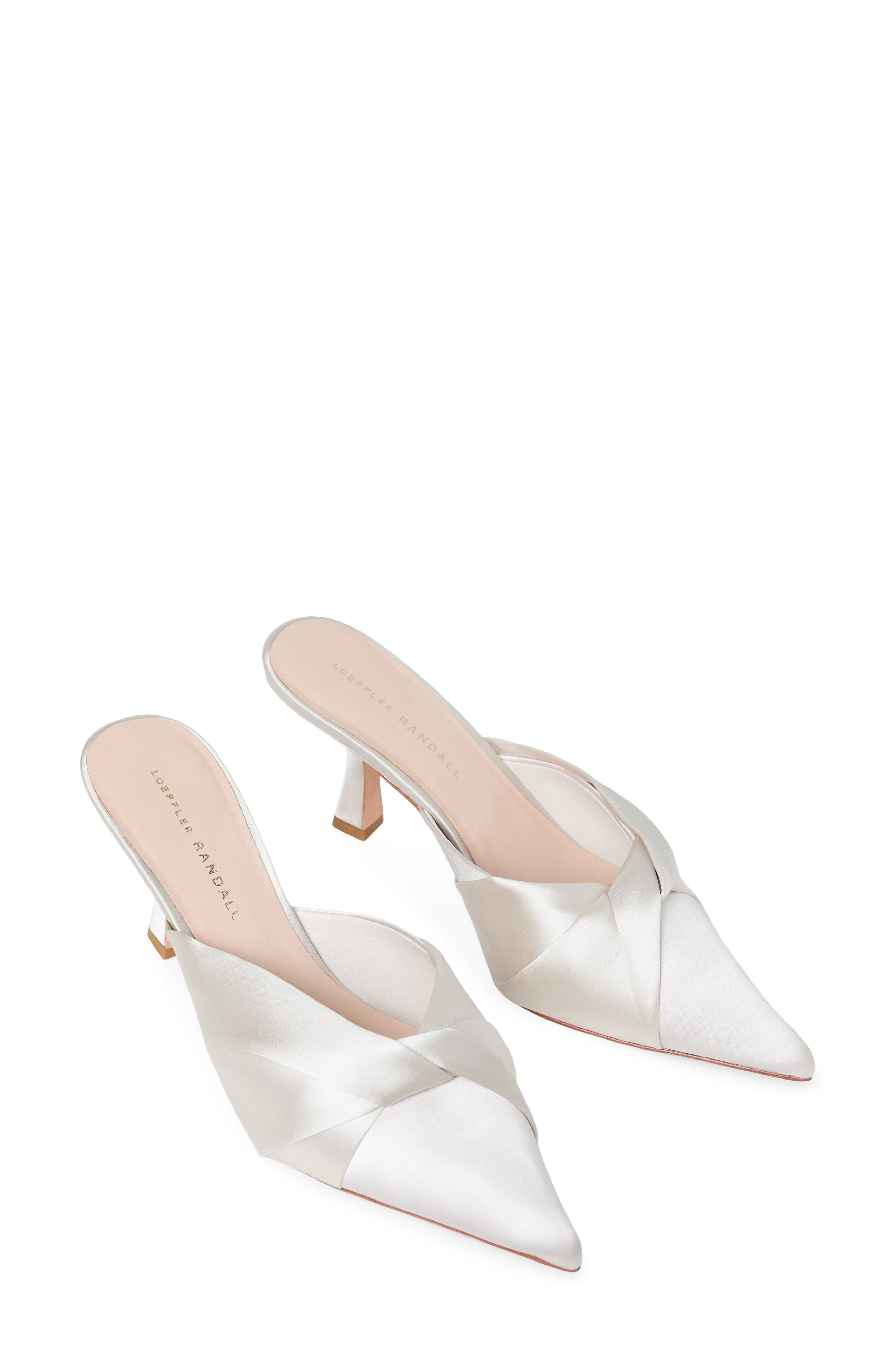 Loeffler Randall Tyla Pointed Toe Mule, Alternate, color, Cream
