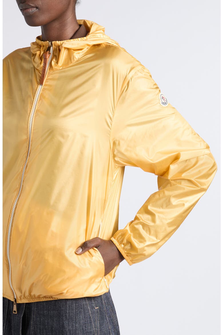 Fegeos Hooded Windbreaker Jacket, Alternate, color, YELLOW