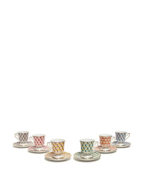 Espresso Cup Set Of 6 Cubi Mix