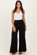 PinkBlush Smocked Waist Wide Leg Pants