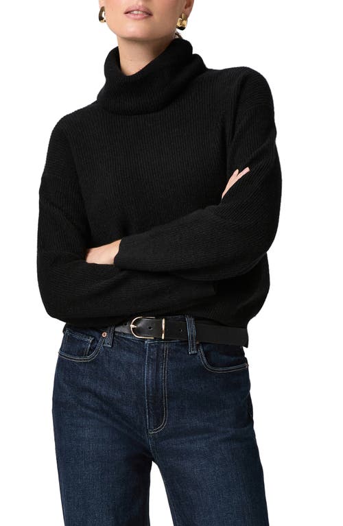 Paige Aria Cashmere Turtleneck Sweater In Black