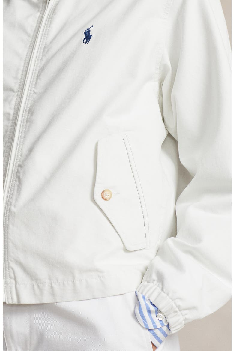 Polo Ralph Lauren Cotton Canvas Zip Jacket (Women) | Nordstrom