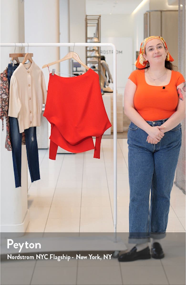 Lorna Ottoman Rib Off the Shoulder Top, sales video thumbnail
