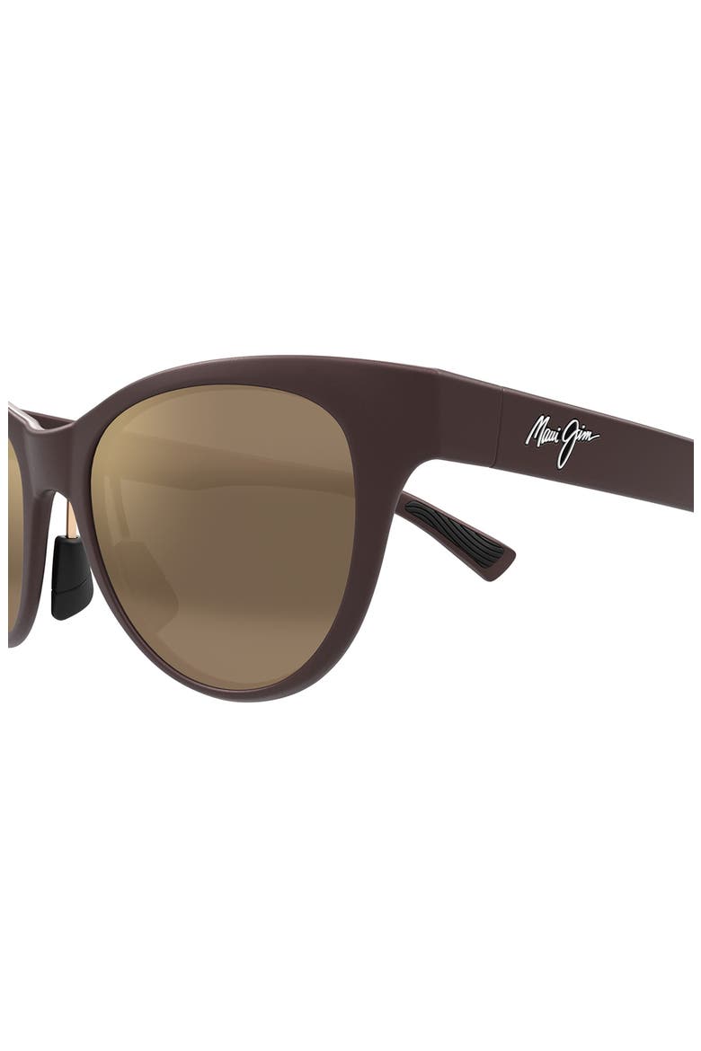 Hulahe 52mm PolarizedPlus2® Wrap Sunglasses, Alternate, color, BROWN