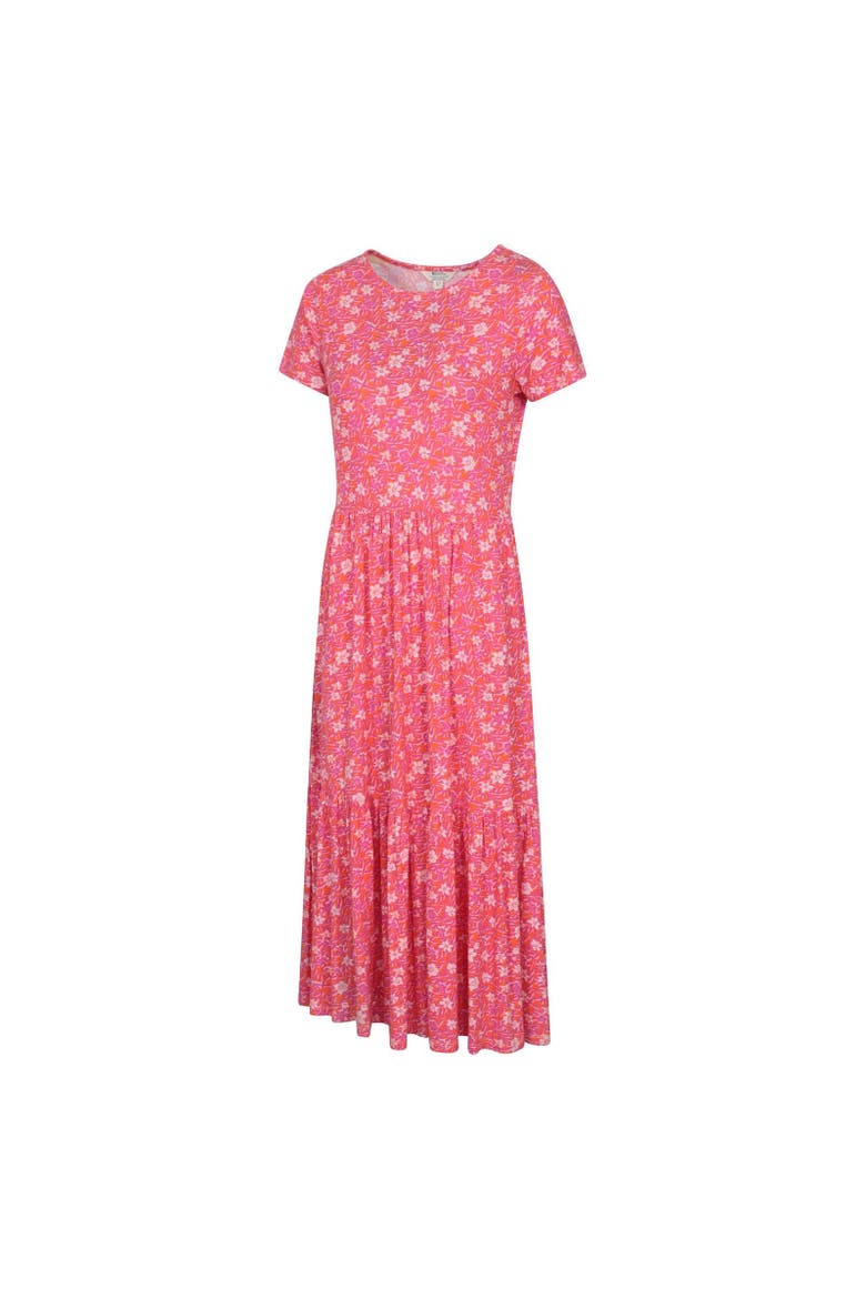 Sardinia Floral Tiered Dress, Alternate, color, Bright Pink