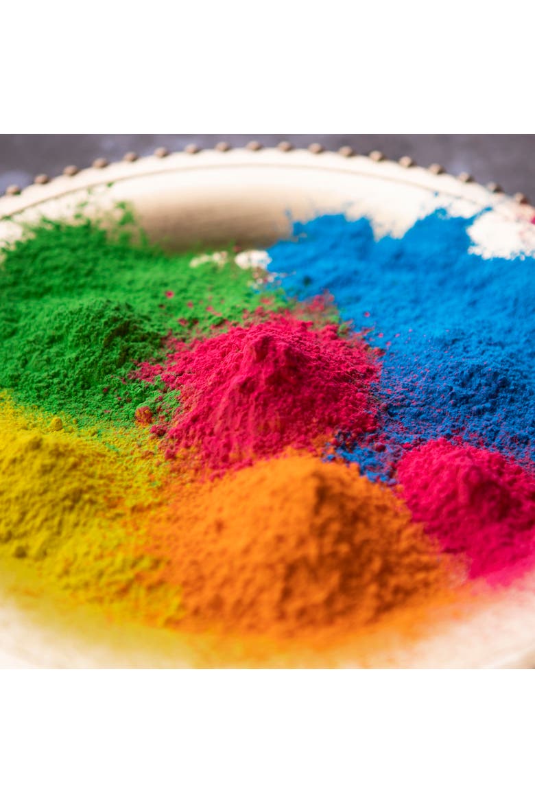 Holi Powder 7 Pack, 1 Lb Bags, Natural, Washable, Nontoxic, Alternate, color, Multicolored