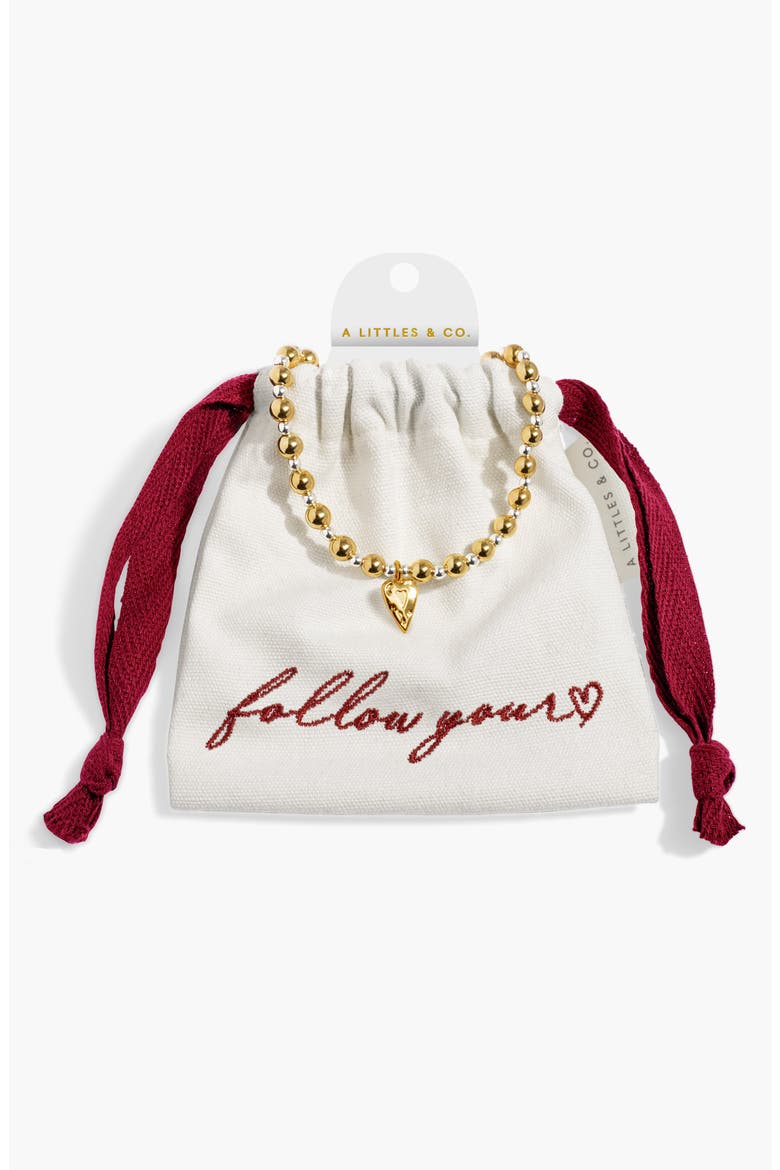 Words To Treasure 'Follow Your Heart' Bracelet, Main, color, Mixed