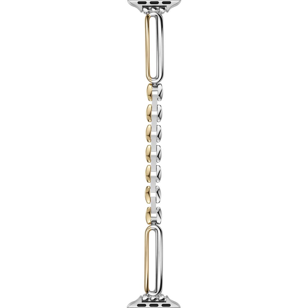 Bcbg Oval Bangle Watchband In Gold/ Silver