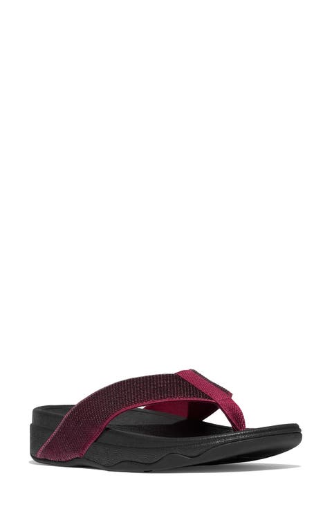 Surfa Sequin Post Toe Sandal