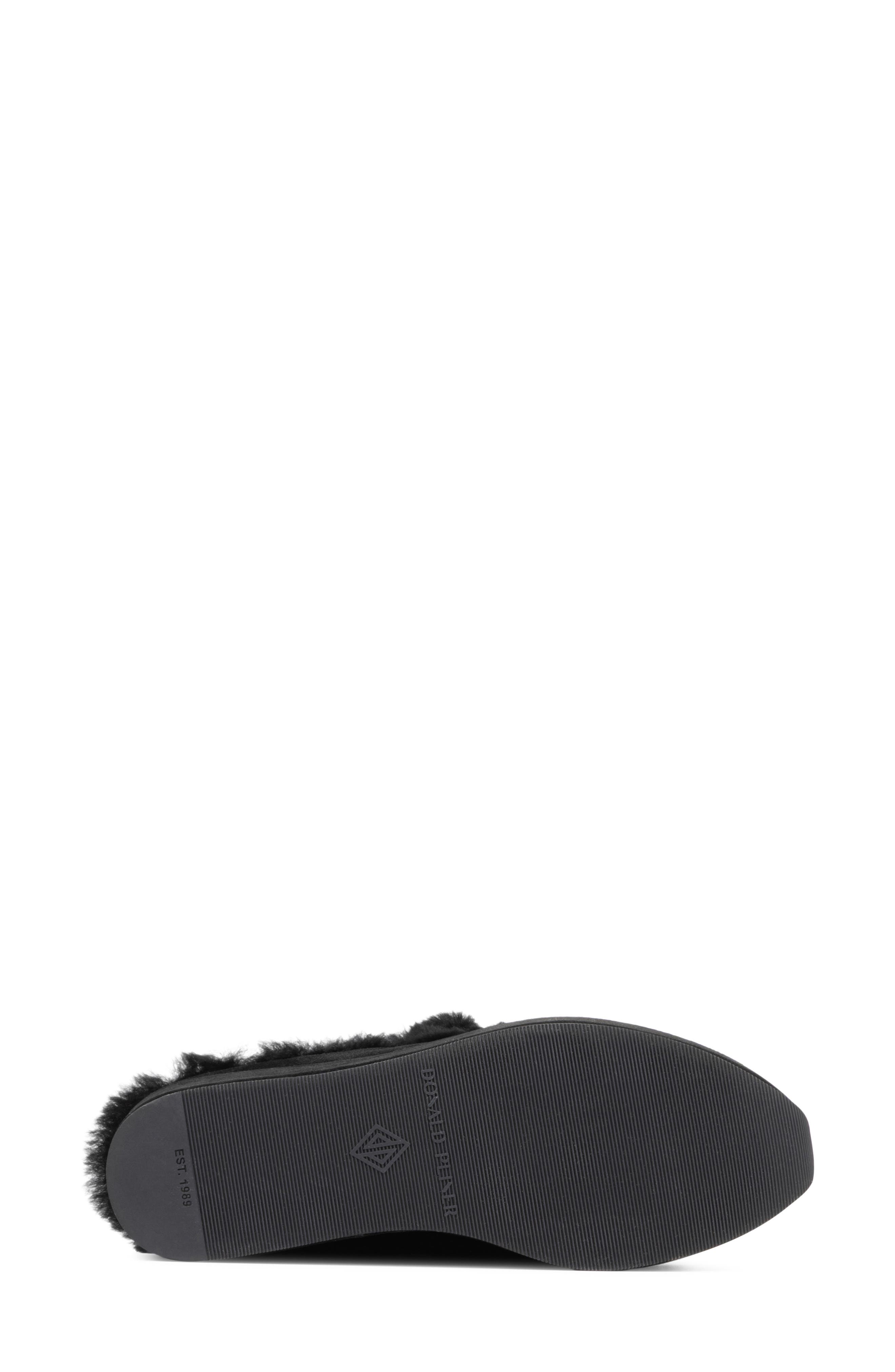 Ivanna Leather Platform Mule, Alternate, color, BLACK