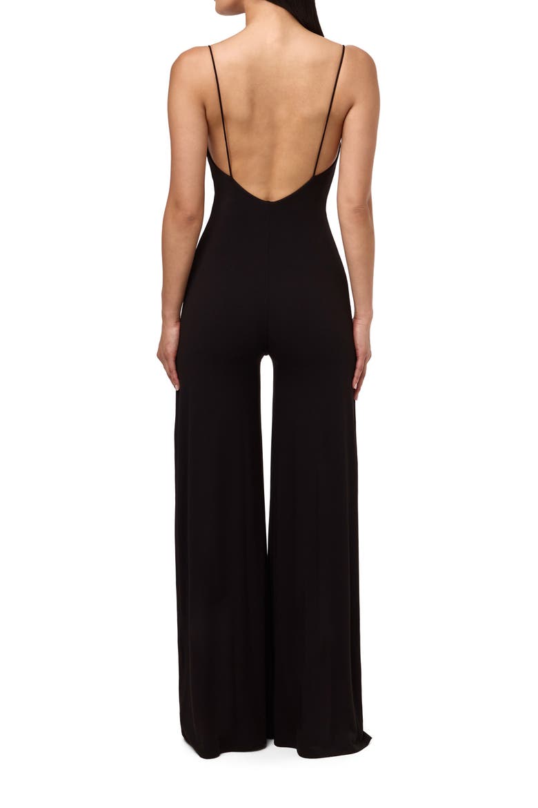 Wide Leg Jumpsuit, Alternate, color, BLACK