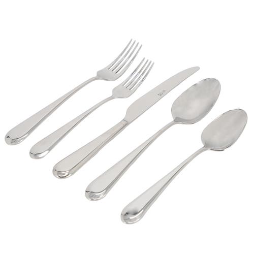 Gibson Elite Claudine 20 Piece Stainless Steel Flatware Set In Silver