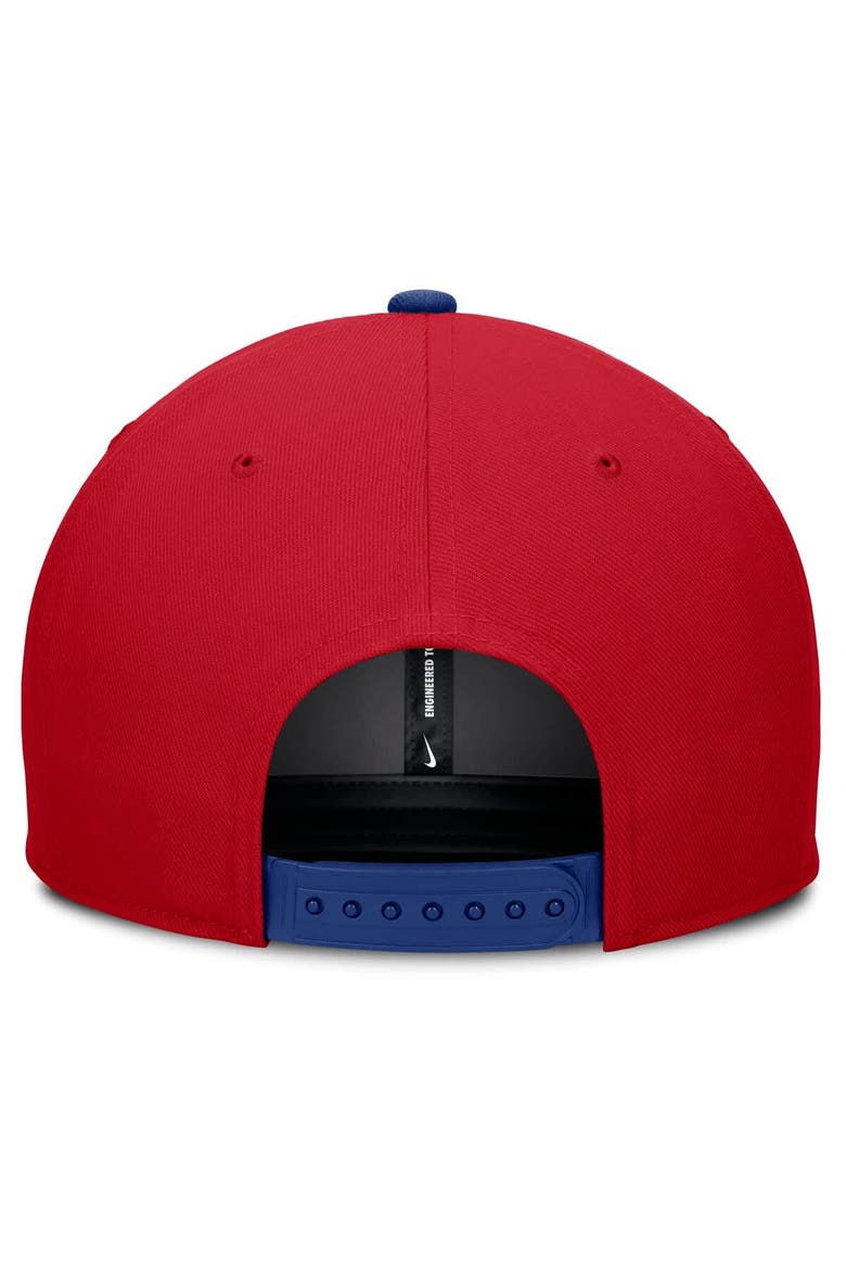 Men's Nike Red/Royal Philadelphia Phillies Pro Performance Snapback Hat, Alternate, color, Red