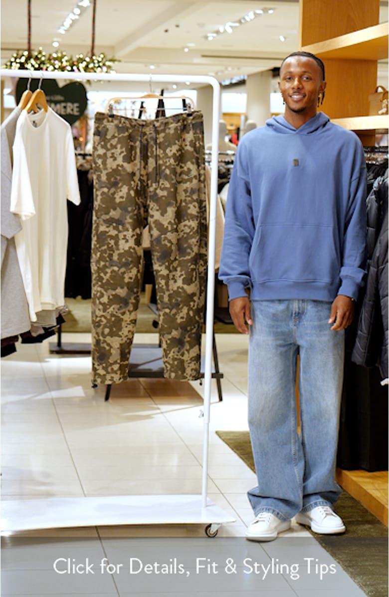 Camouflage Tech Fleece Pants, sales video thumbnail