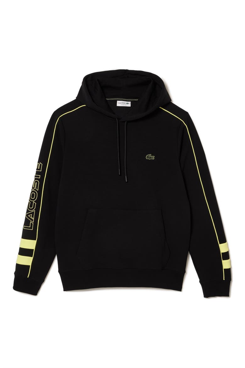 Double Face Hoodie, Main, color, NOIR/ LIMEIRA