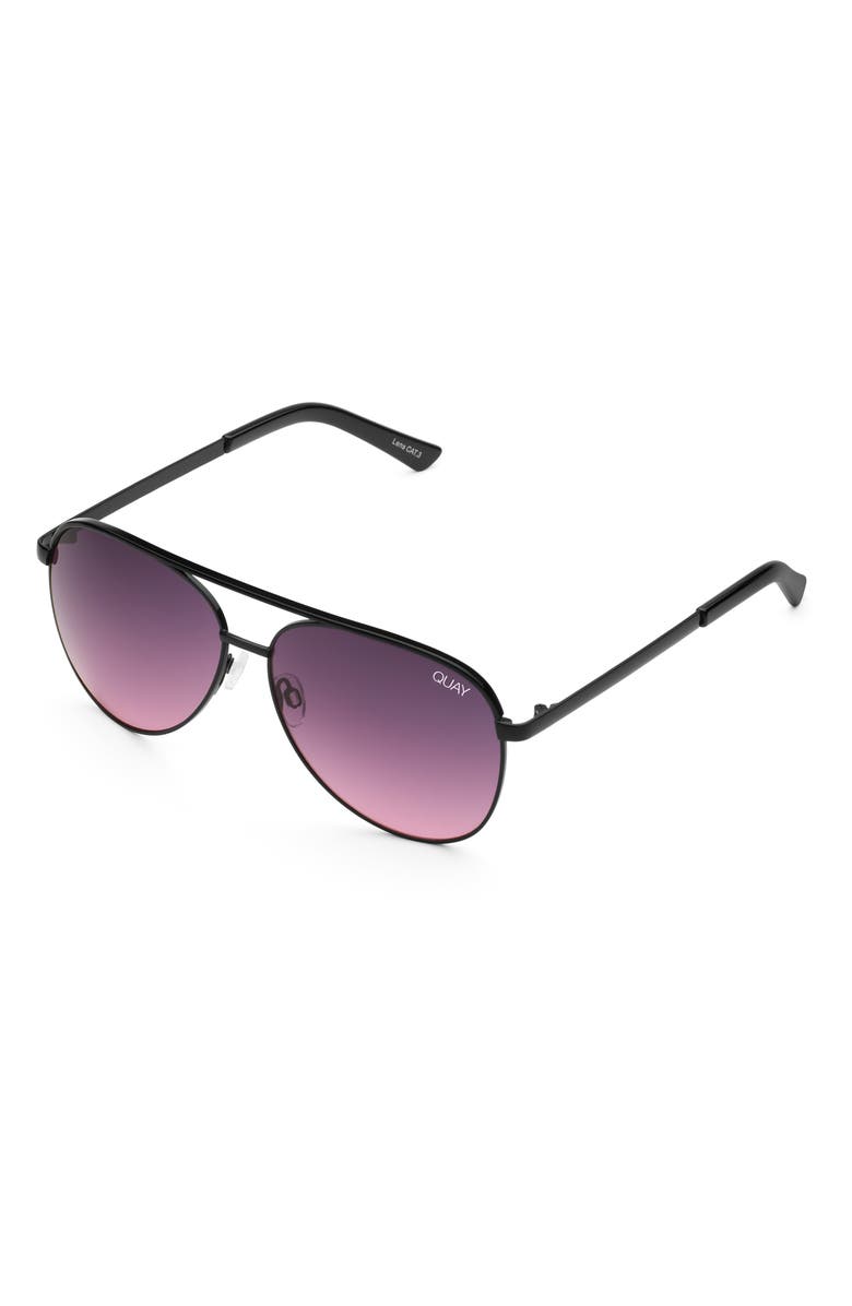 QUAY Australia Vivienne 60mm Aviator Sunglasses, Alternate, color, 