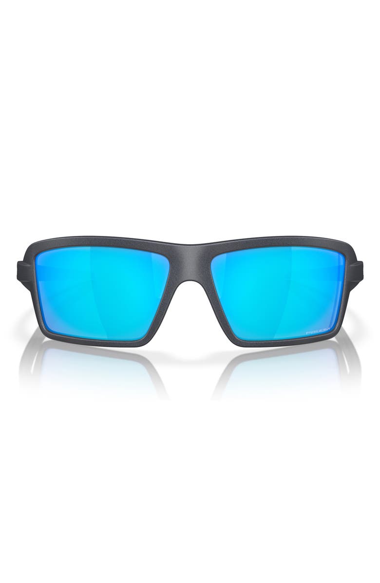 Oakley Cables 63mm Prizm<sup>™</sup> Oversize Rectangular Sunglasses, Main, color, 