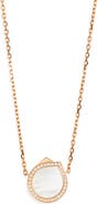 REPOSSI Antifer Diamond Pavé & Mother Of Pearl Pendant Necklace