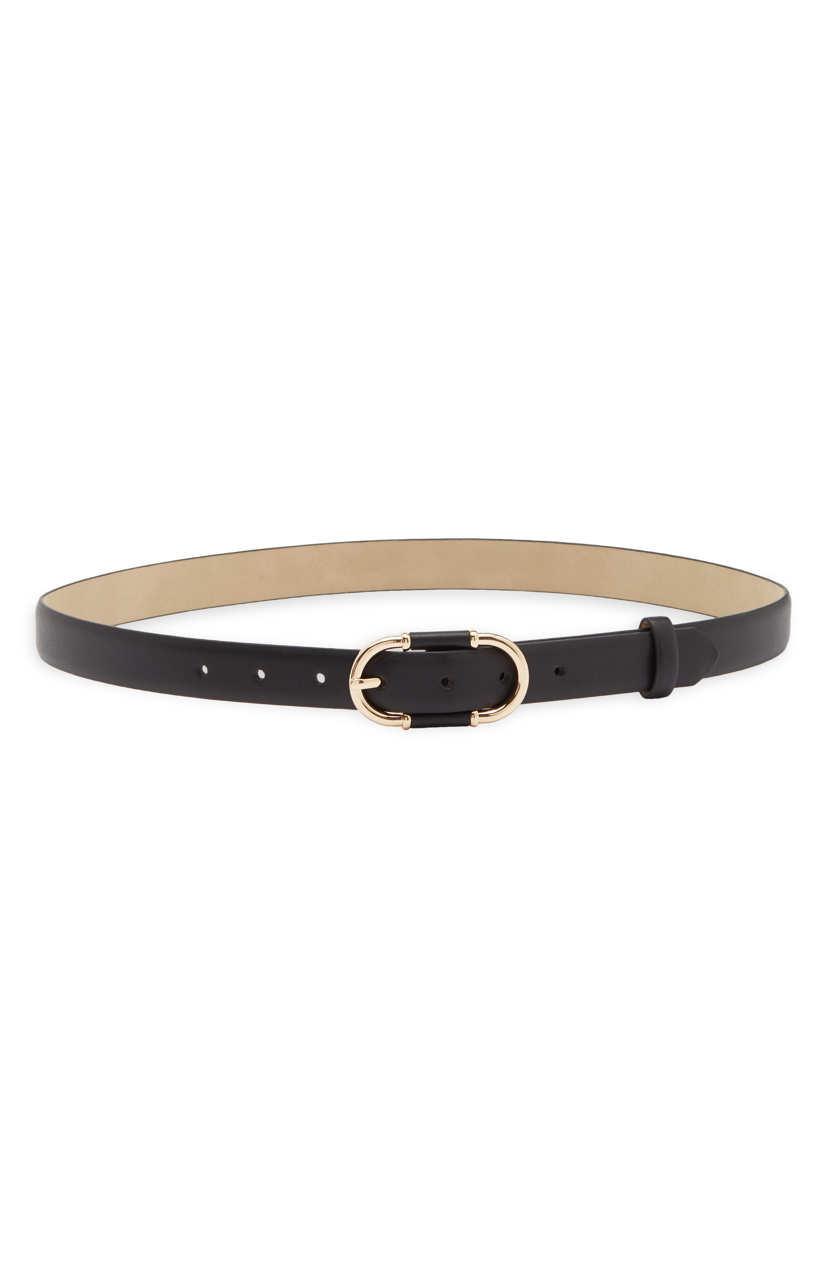 Center Bar Buckle Belt