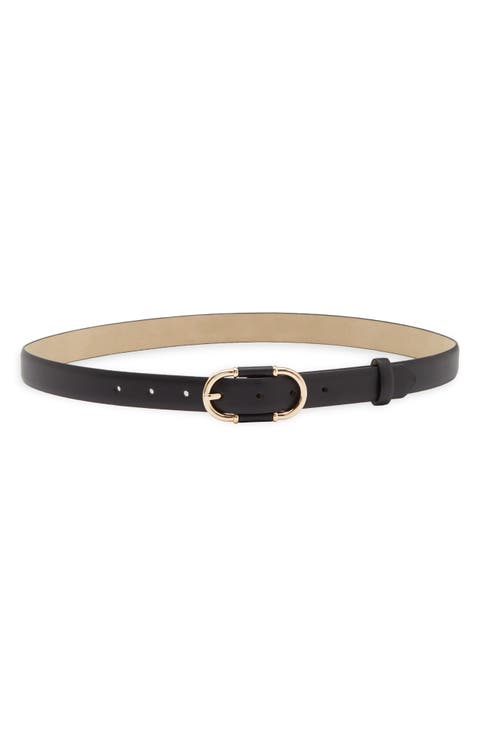 Center Bar Buckle Belt