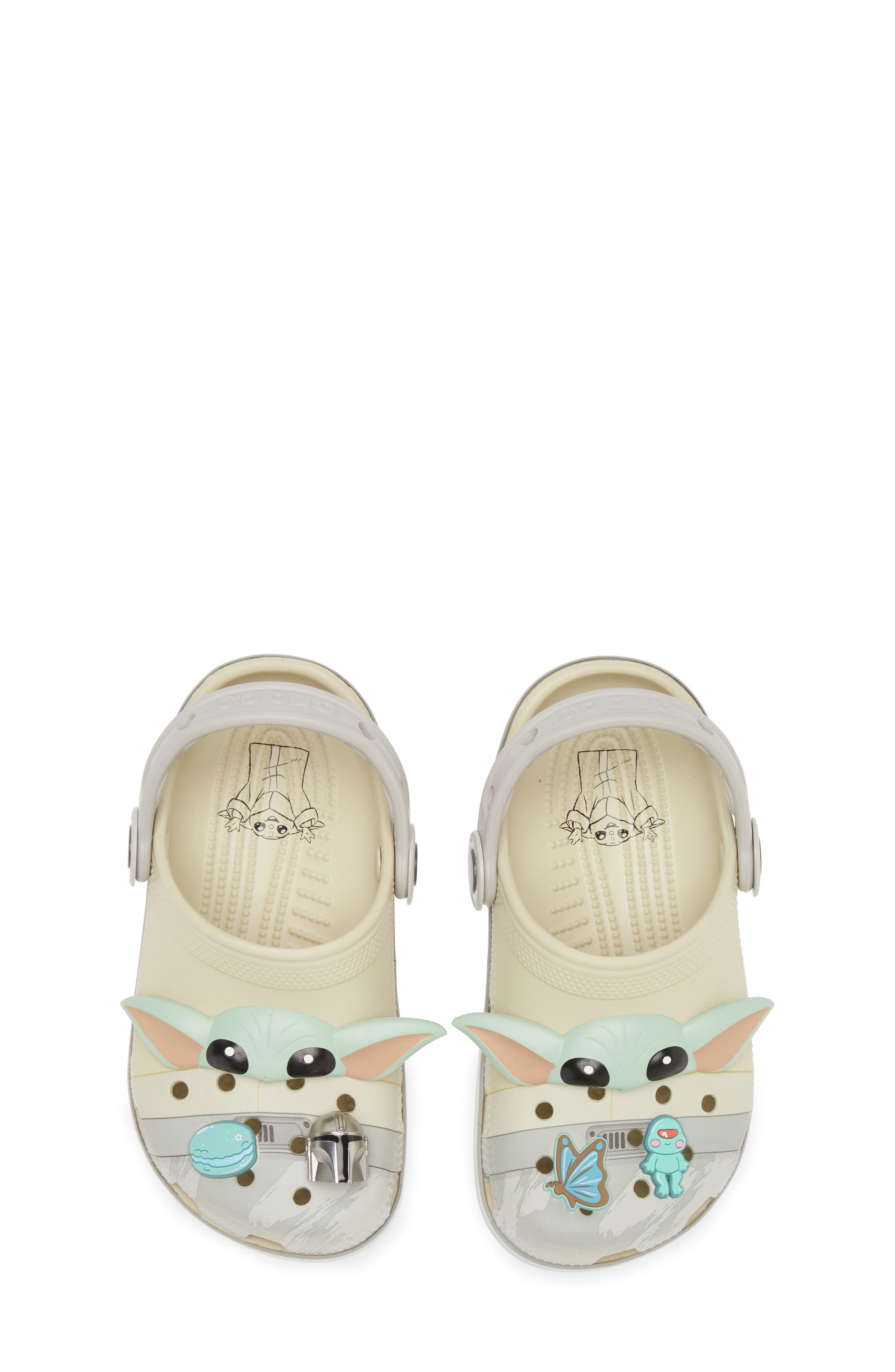 CROCS Kids' Classic Star Wars<sup>®</sup> Grogu Clog with Jibbitz, Alternate, color, 