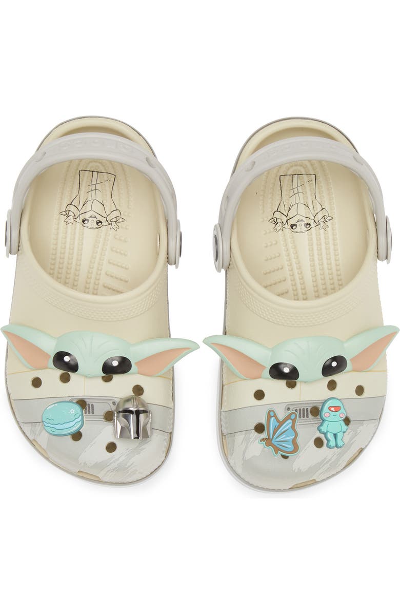 CROCS Kids' Classic Star Wars<sup>®</sup> Grogu Clog with Jibbitz, Alternate, color,