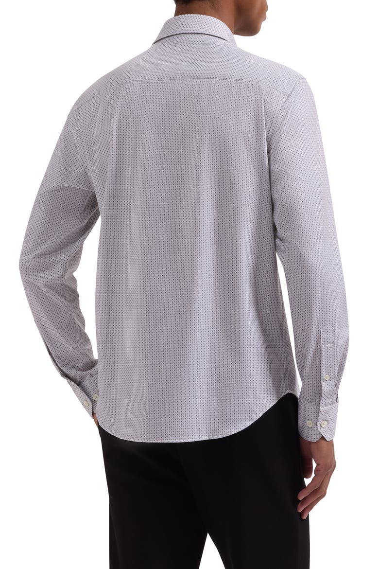 James OoohCotton® Geometric Print Button-Up Shirt, Alternate, color, LIMESTONE