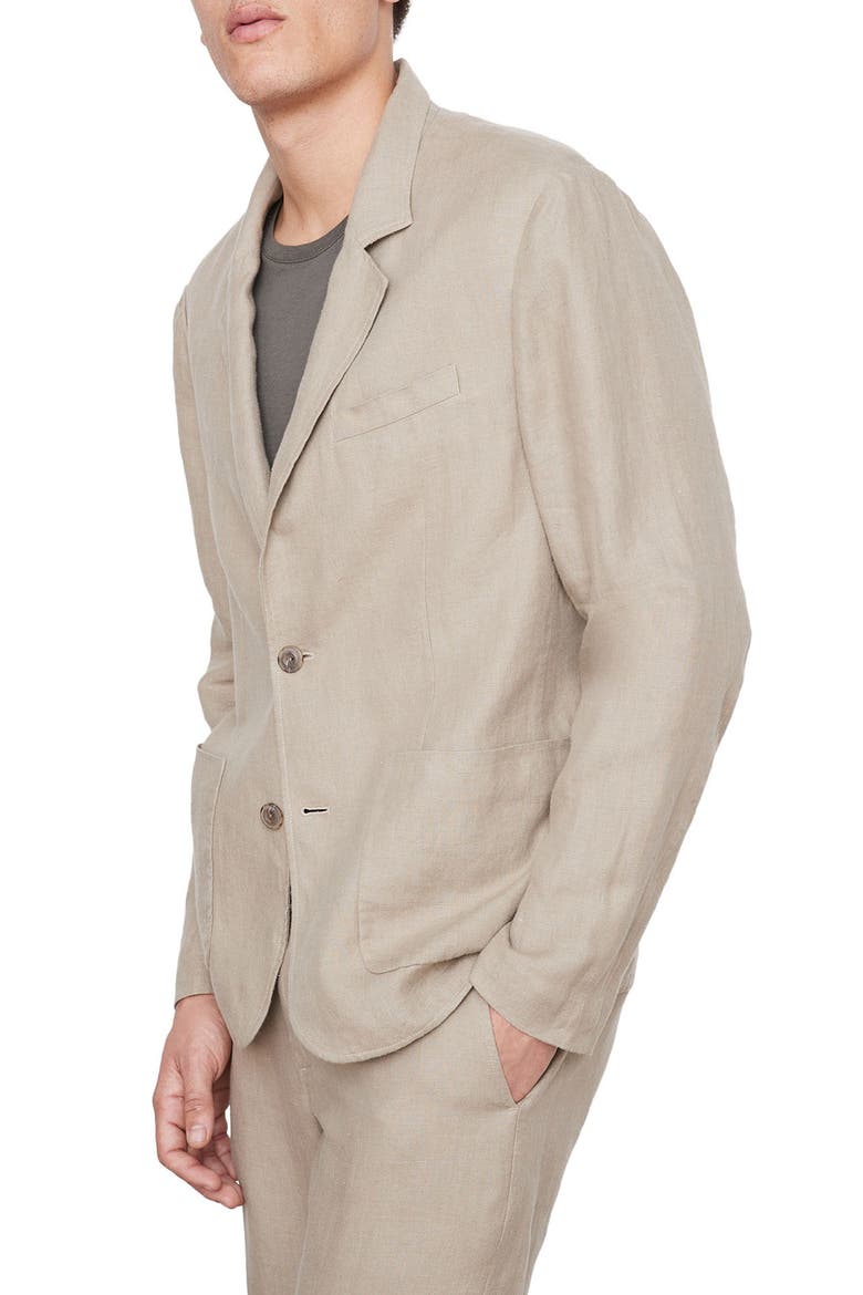 Relaxed Fit Hemp Sport Coat, Alternate, color, DARK TAUPE