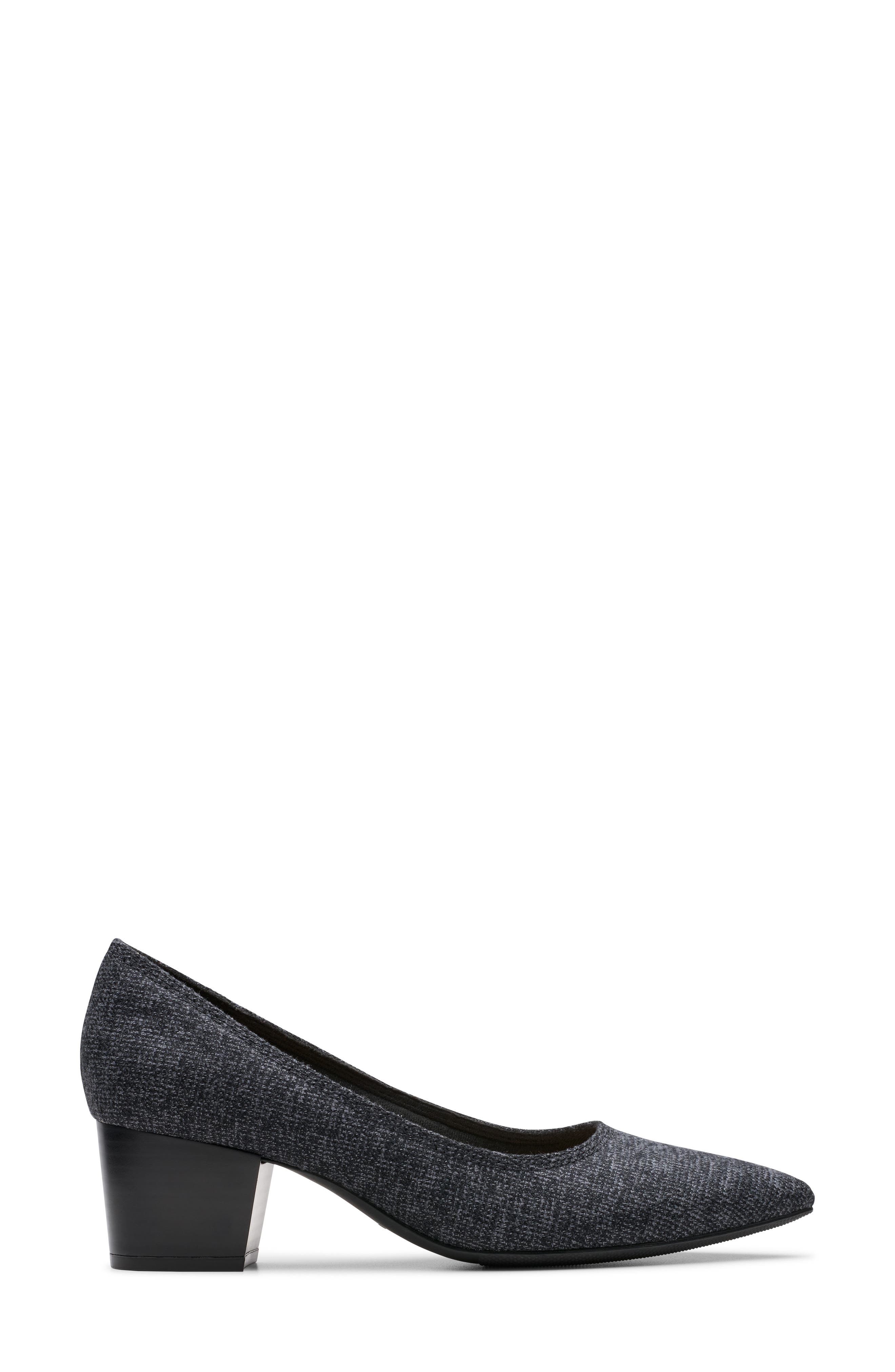 Clarks<sup>®</sup> Ellaine Hope Pump, Alternate, color, Charcoal Intrest